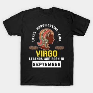 Zodiac Virgo: Born In September T-Shirt